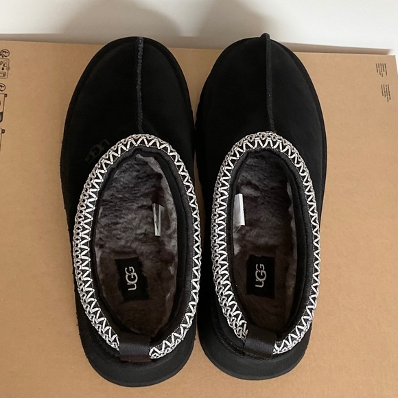 NEW UGG Tazz Platform Suede Slippers Shoes Shoes Back Size 8 - Picture 5 of 10